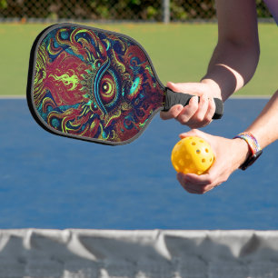 Glühendes Auge Spirituelles Pickleball-Paddel Pickleball Schläger
