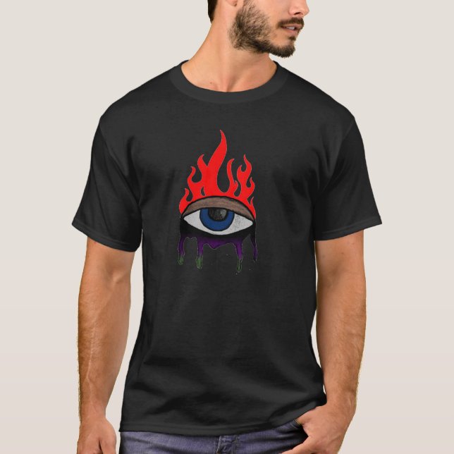 Glühendes drittes Auge T-Shirt (Vorderseite)