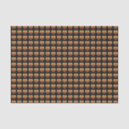 Glühendes Herz-Muster Seidenpapier