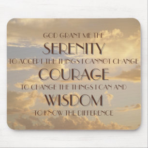 Glühendes Himmel-Ruhe-Gebet Mousepad