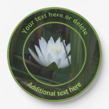 Glühendes Lotus Lily Blume Personalisiertes Party