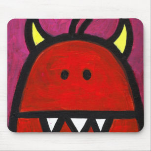 Glühendes Monster Mousepad