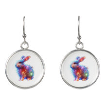 Glühendes Prismenkaninchen - Ätherisches Neon Ligh