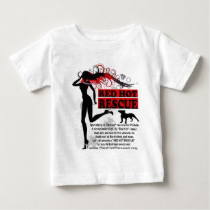 Glühendes Rettungs-Baby-T-Shirt - großes Logo au Baby T-shirt