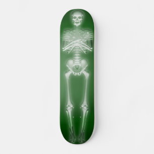 Glühendes Skelett: Benutzerdefiniertes Skateboard