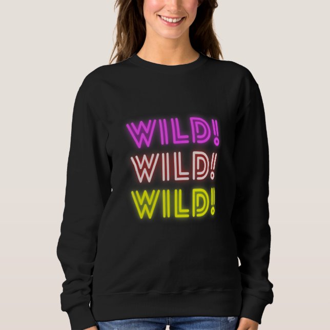 Glühendes Wild Tee Grafik Oberteil (Vorderseite)