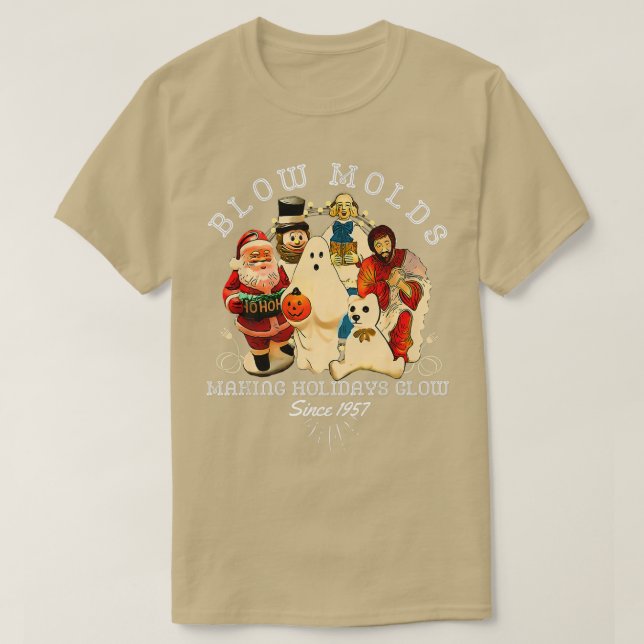 Glühformen machen Urlaub glühen seit 1957 Merry C T-Shirt (Design vorne)