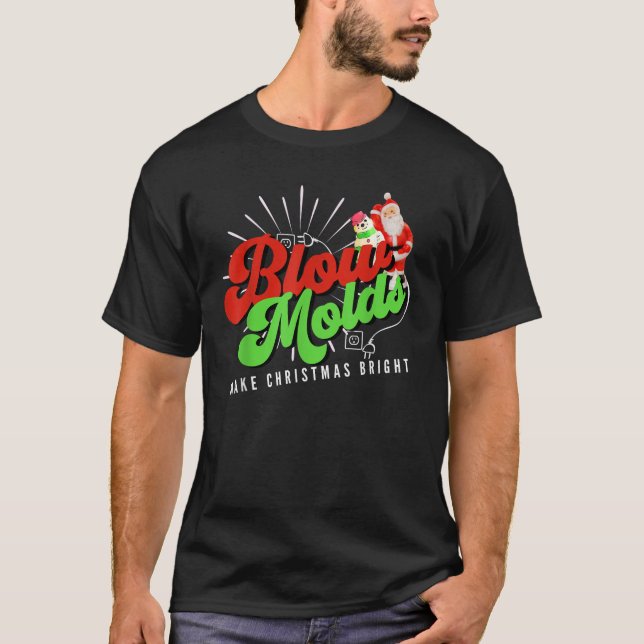 Glühformen machen Weihnachten hell erwachsen T Shi T-Shirt (Vorderseite)