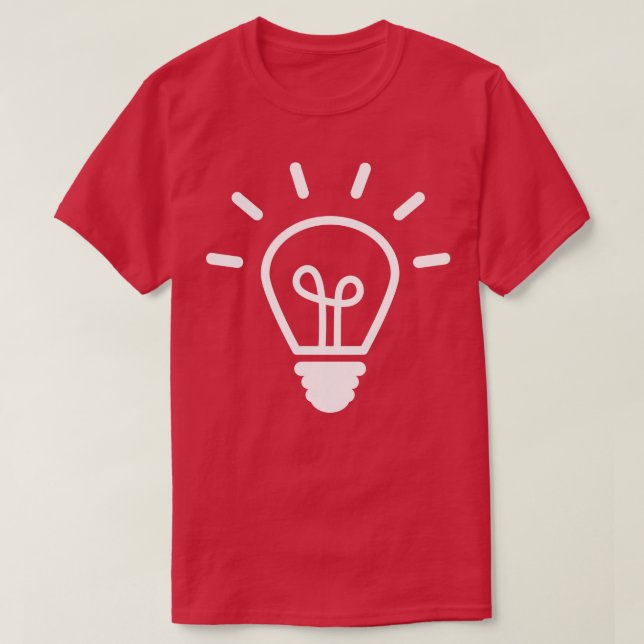 Glühlampe 2 T-Shirt (Design vorne)