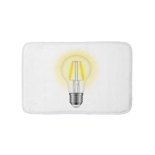 Glühlampe Badematte