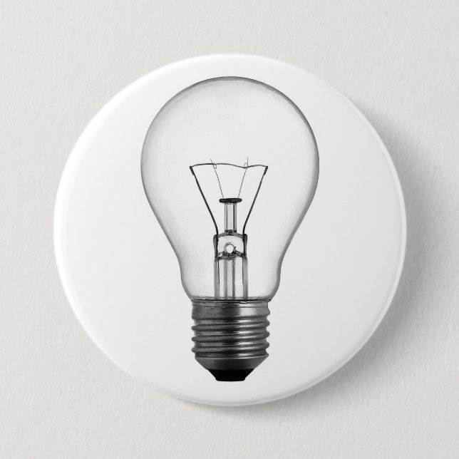 Glühlampe Button (Vorderseite)