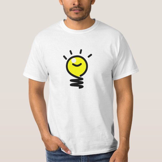 Glühlampe-Idee T-Shirt (Vorderseite)