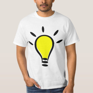 Glühlampe-Lit T-Shirt