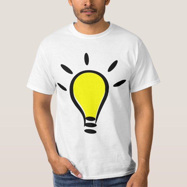 Glühlampe-Lit T-Shirt (Vorderseite)