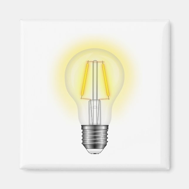 Glühlampe Magnet (Vorne)