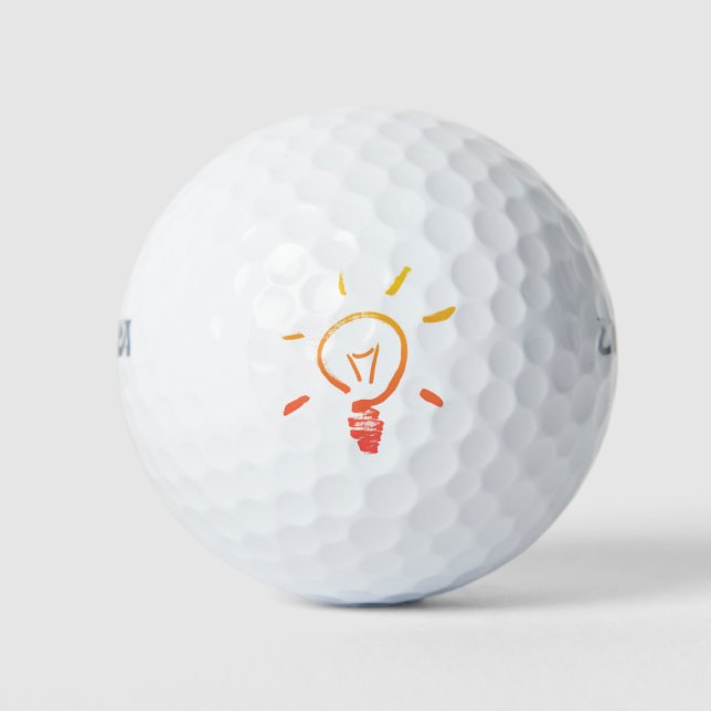 Glühlampe Retrolampe intelligenter Elektriker Golfball (Vorderseite)