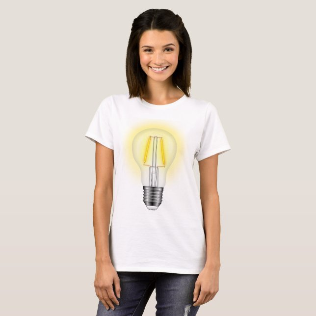 Glühlampe T-Shirt (Vorne ganz)