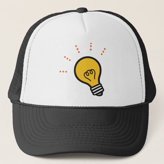 Glühlampe Truckerkappe (Vorderseite)