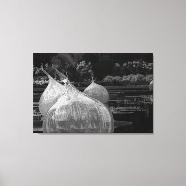 Glühlampen Leinwanddruck (Vorderseite)