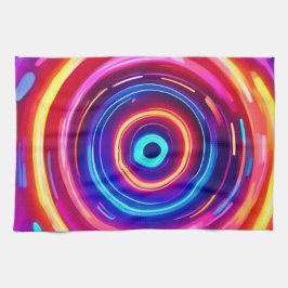 GlühLicht Vortex Geschirrtuch