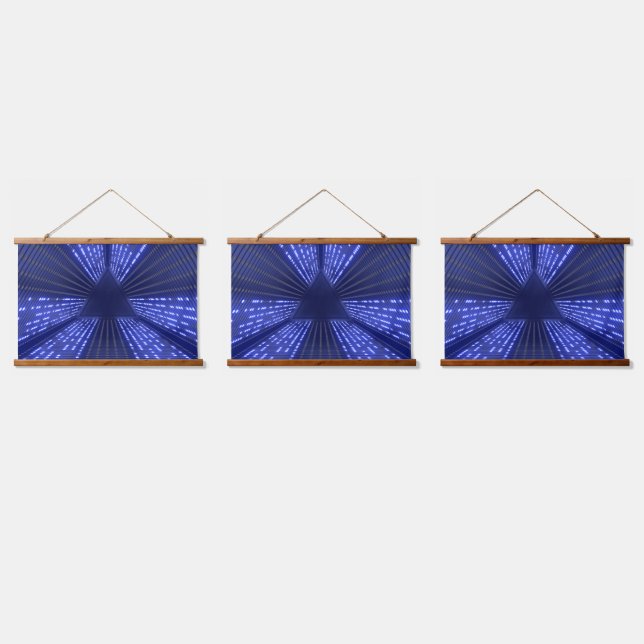 Glühlicht Wandteppich Mit Holzrahmen (Dreifach)