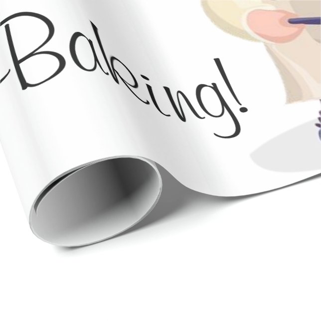 Glühpapier, Bäckerei Geschenkpapier (Rolleneckpunkt)