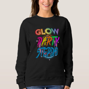 Glühparty Stiefvater  Farbspritzer-Effekt Glüh-Par Sweatshirt