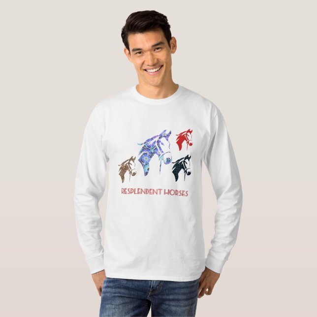Glühpferde T-Shirt (Vorne ganz)