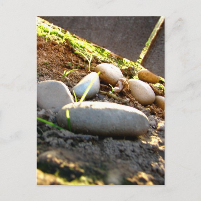 Glühsteine Postkarte (Vorderseite)