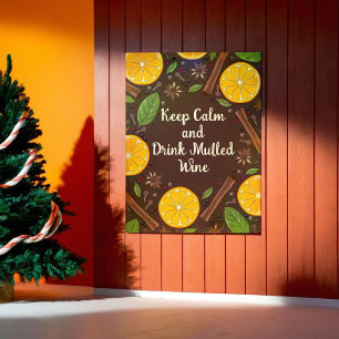 Glühwein, gewürzt poster