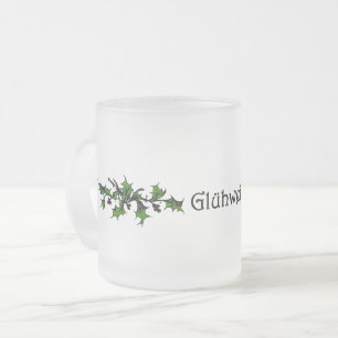 Glühwein Mulled Wein Mattiert Glass Tasse