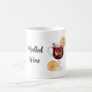 Glühwein Orangenscheiben Zimtstange Kaffeetasse