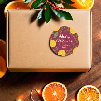 Glühwein, würzig runder aufkleber