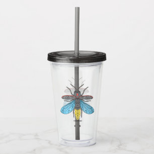 Glühwürmchen - Acryl-Tasse Acryltrinkbecher