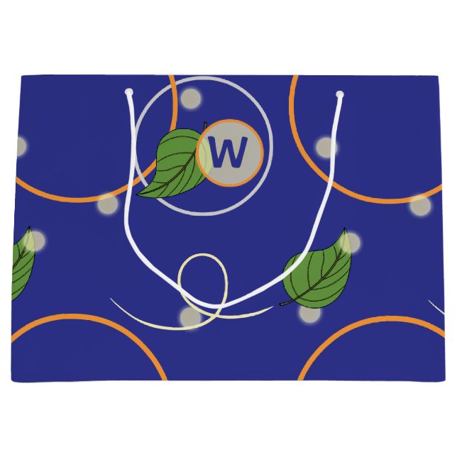 Glühwürmchen auf der Wassergifttasche Große Geschenktüte (Vorderseite)