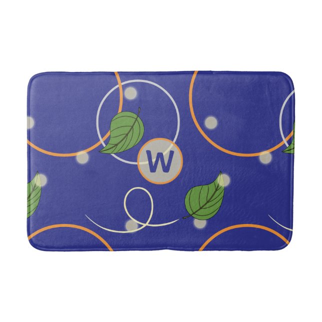Glühwürmchen über der Wassermatte Badematte (Vorderseite)