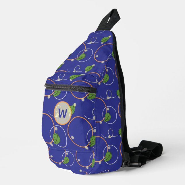 Glühwürmchen über Wasser Crossbody Bag (Rechte Ecke)