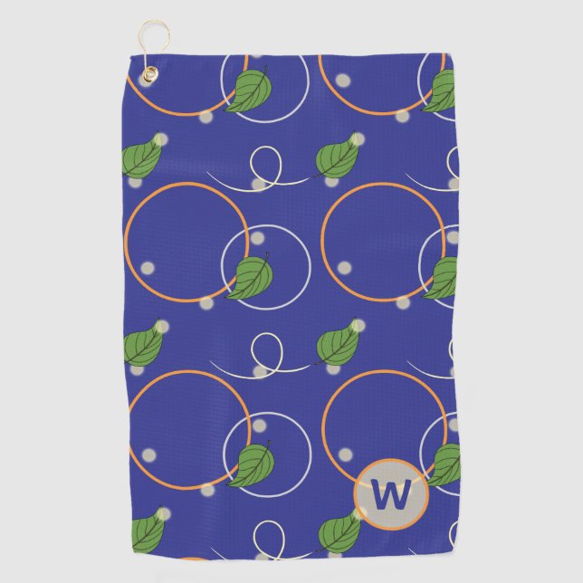 Glühwürmchen über Wasser Golf Handtuch (Vorderseite)