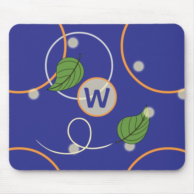 Glühwürmchen über Wasser-Mauspad Mousepad (Vorne)