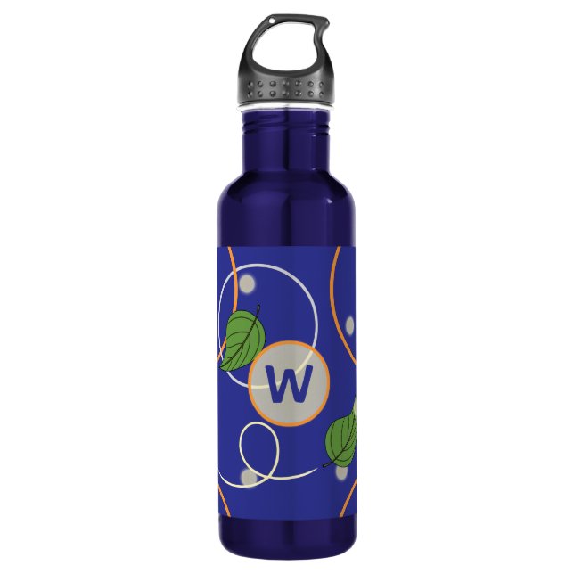 Glühwürmchen über Wasserflasche Edelstahlflasche (Vorderseite)
