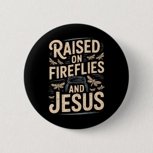 Glühwürmchen und Jesus Christliches Landleben Süde Button
