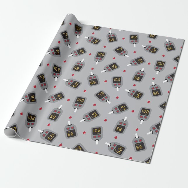 Glukometer Geschenkpapier (Ungerollt)