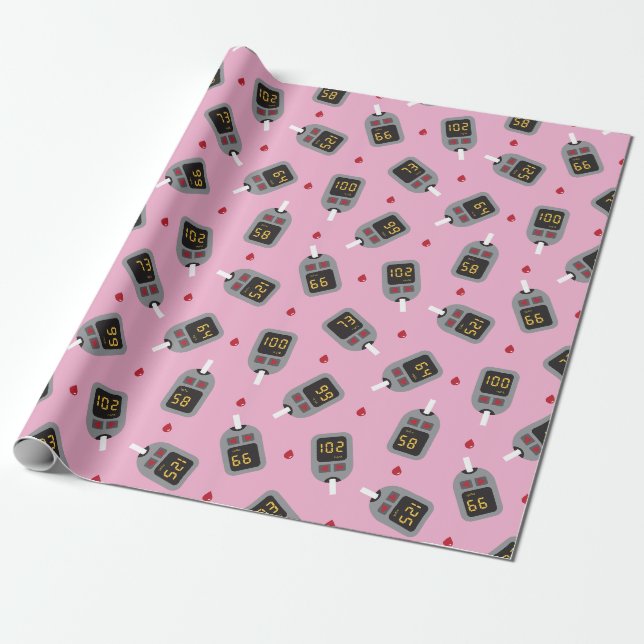 Glukometer Geschenkpapier (Ungerollt)