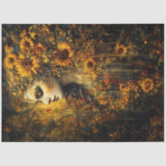 Glut des Herbstes Kreations-Tissuepapier Seidenpapier