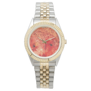 Glut entfaltet sich armbanduhr