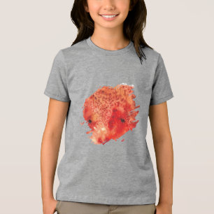 Glut entfaltet sich Tri-Blend shirt
