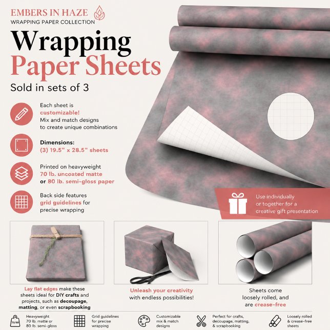 Glut in Dunst Geschenkpapier Set (Von Creator hochgeladen)