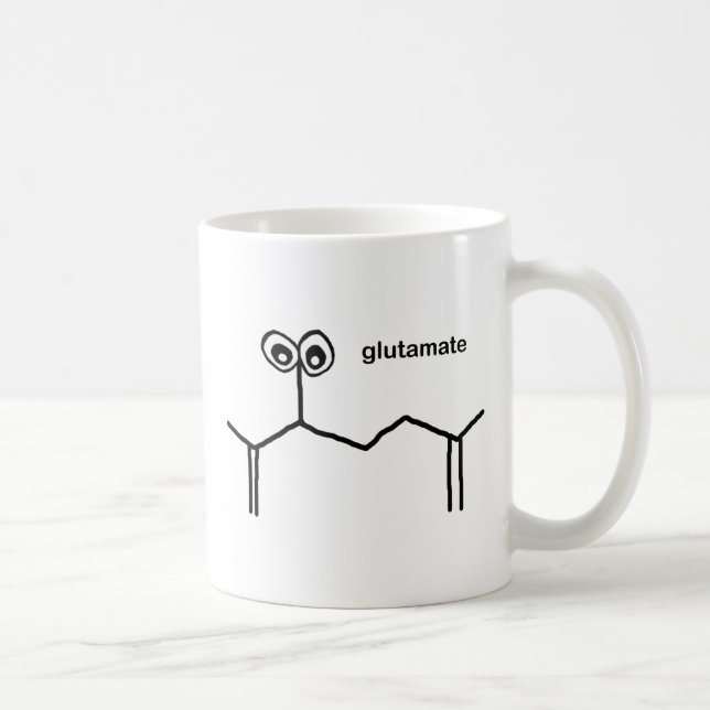 Glutamate-Tasse Kaffeetasse (Rechts)