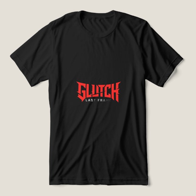 GLUTCH Letztes Frame – Competitive Gaming Streetwe Tri-Blend Shirt (Design Vorderseite)