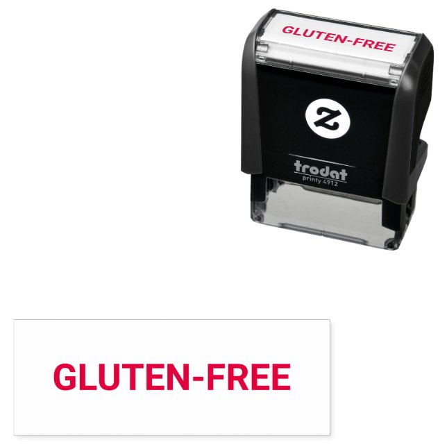 Gluten-free Allergy Friendly Permastempel (Beispiel)